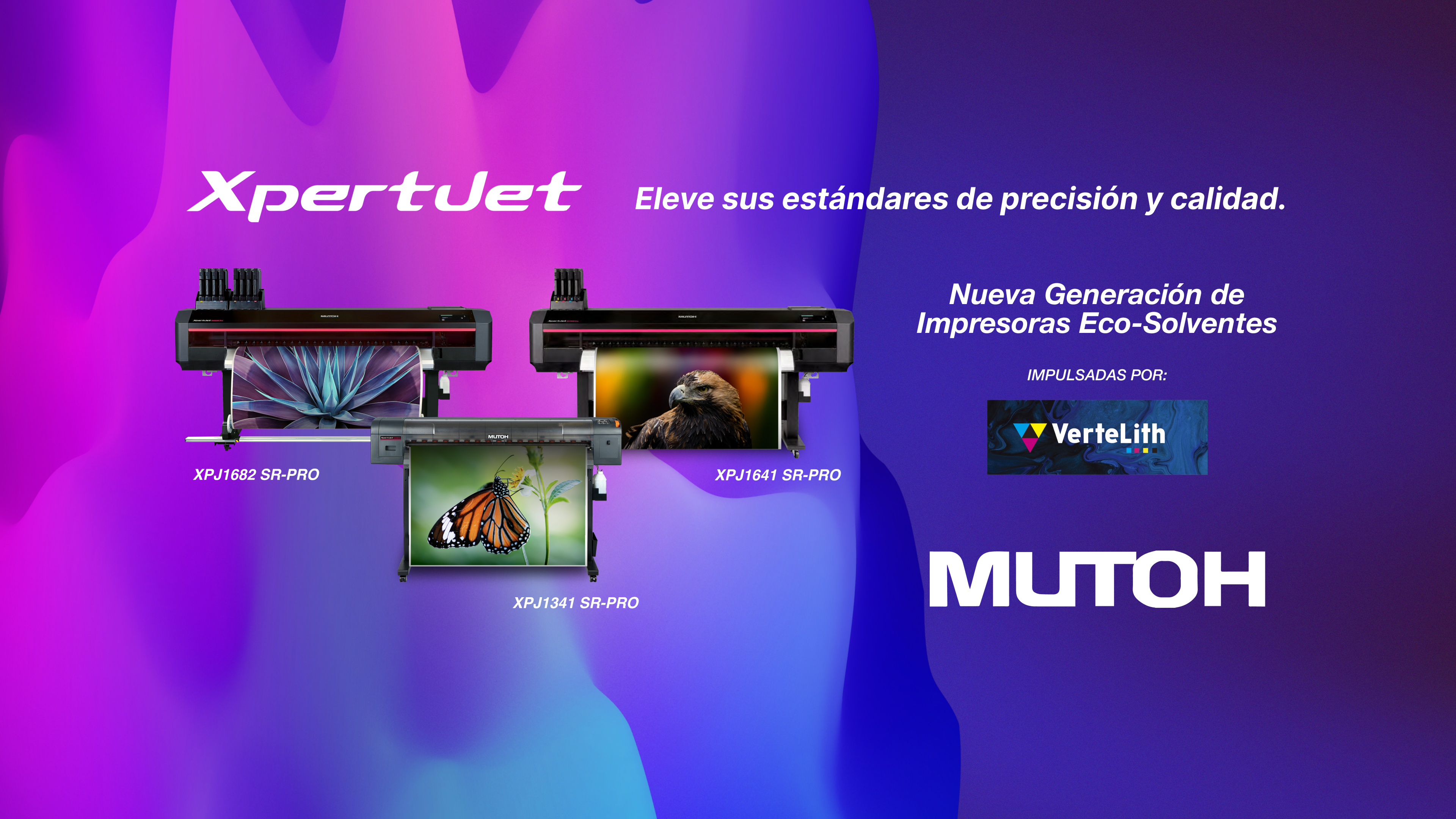 Xpertjet, nueva generación de impresoras ecosolventes de alta resolución.
