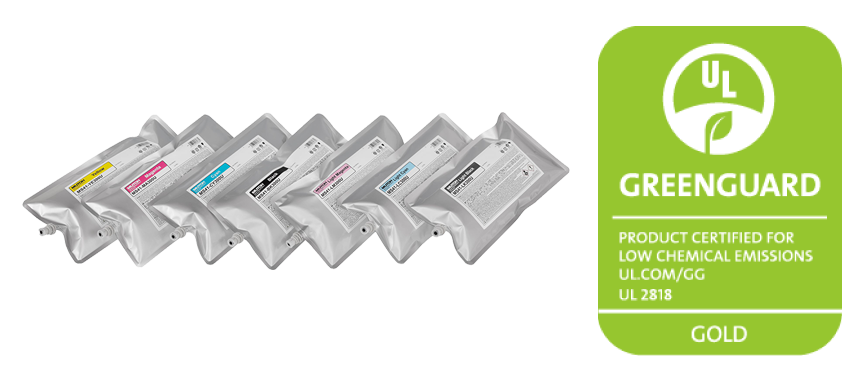 Tintas Mutoh con certificado Greenguard Gold